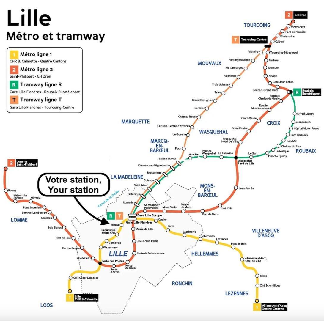 דירות Vieux Lille Triplex De 100 M2 מראה חיצוני תמונה